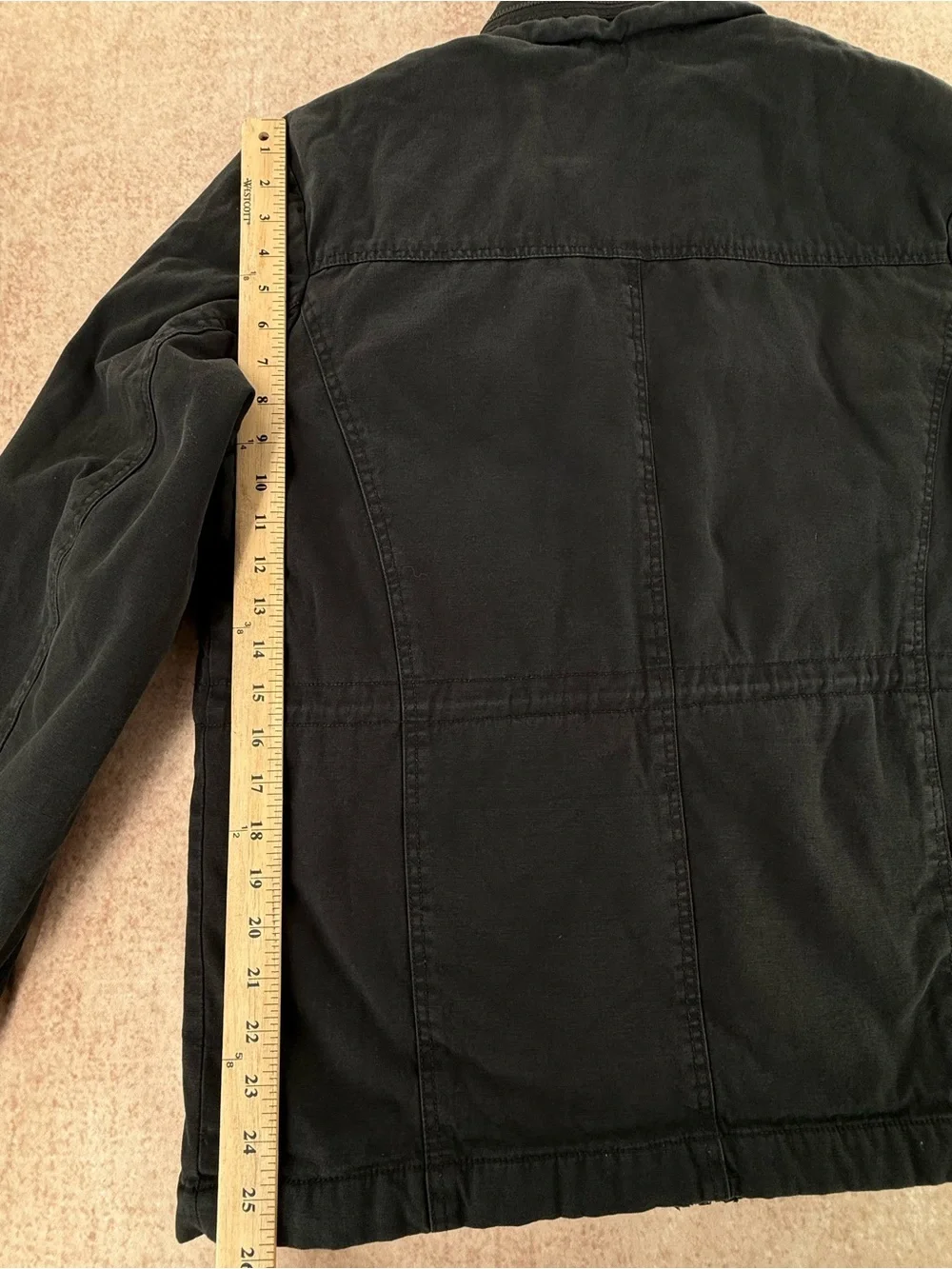 Levi’s Women’s Black Quilted Utility Field Jacket Size M